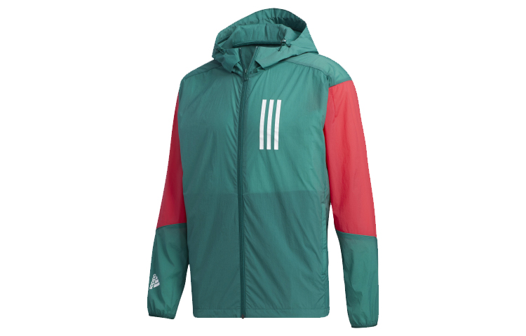 adidas Casual Sports Hoodie Jacket Forest Green GL5627