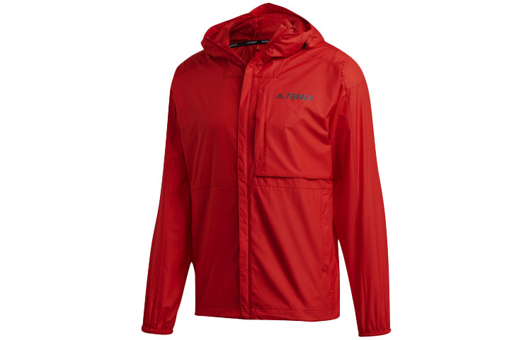adidas Casual Sports Hoodie Jacket Light Scarlet GE9941