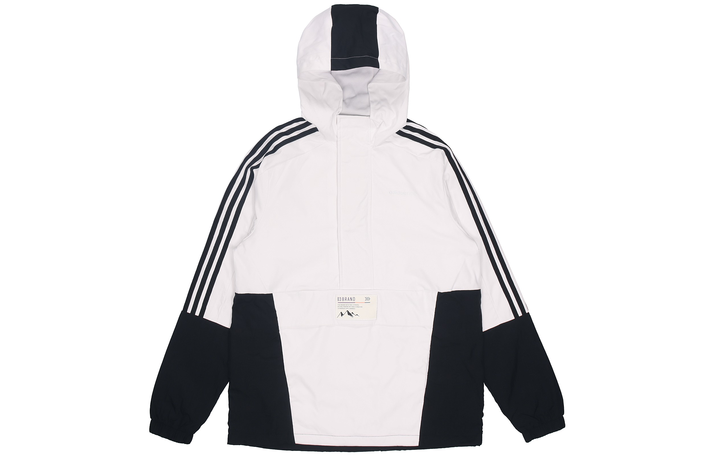 adidas Casual Sports Hoodie Jacket White GM2296