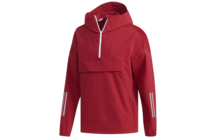 adidas Casual Sports Hoodie Maroon Color EH3779