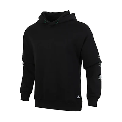 adidas Casual Sports Pullover Hoodie Black GM4448