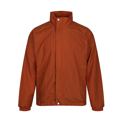 adidas Casual Sports Stand-Collar Jacket in Khaki Brown ED1935