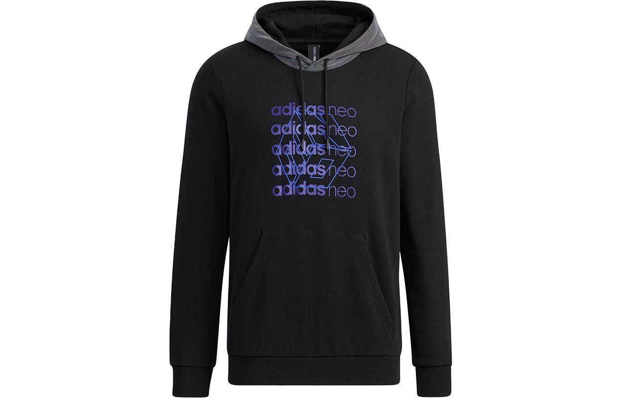 adidas Casual Sports Sweatshirt Black HB4104