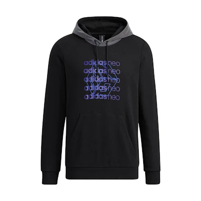 adidas Casual Sports Sweatshirt Black HB4104