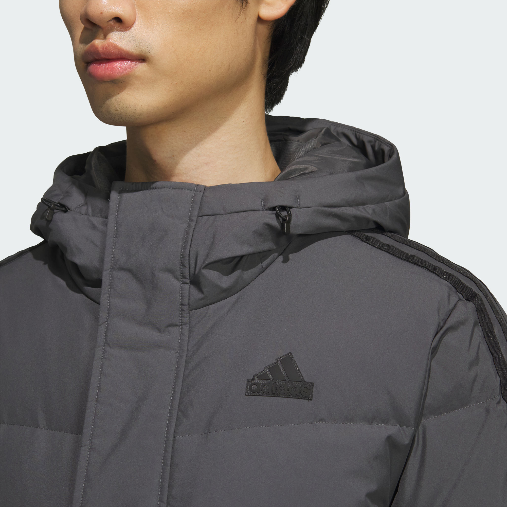 adidas Casual Warm Puffer Jacket Unisex Dark Grey JM9123 圖 6