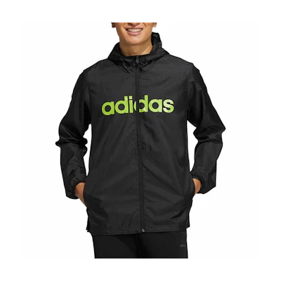 adidas Casual Windbreaker Hooded Jacket - Black GP4870