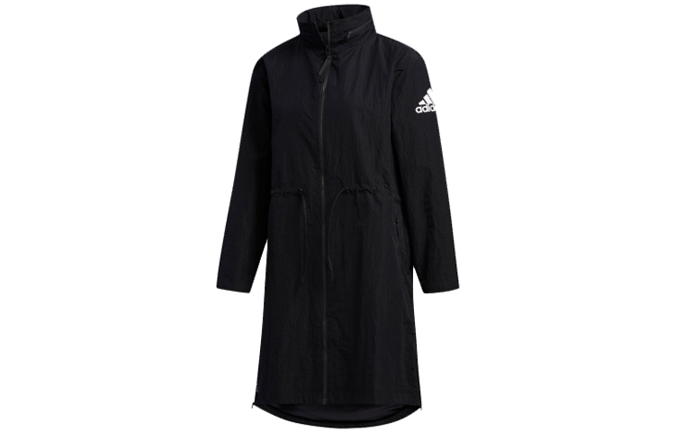 adidas Casual Woven Jacket Black Comfortable Sportswear FM9300 圖 2