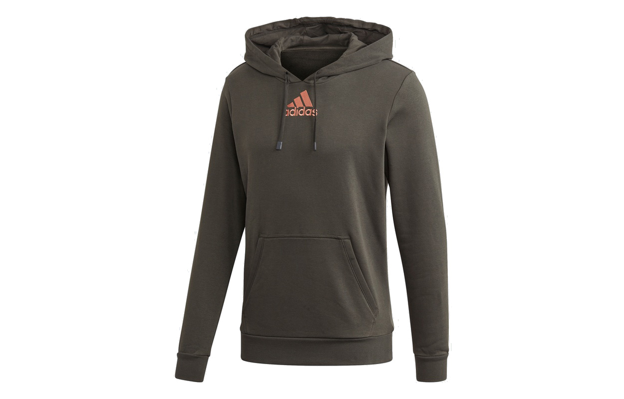 adidas Cat Graph Hoodie Tennis Pullover Sweatshirt - Dark Brown FM1191