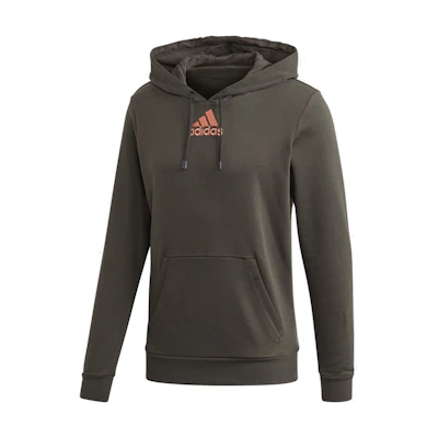 adidas Cat Graph Hoodie Tennis Pullover Sweatshirt - Dark Brown FM1191