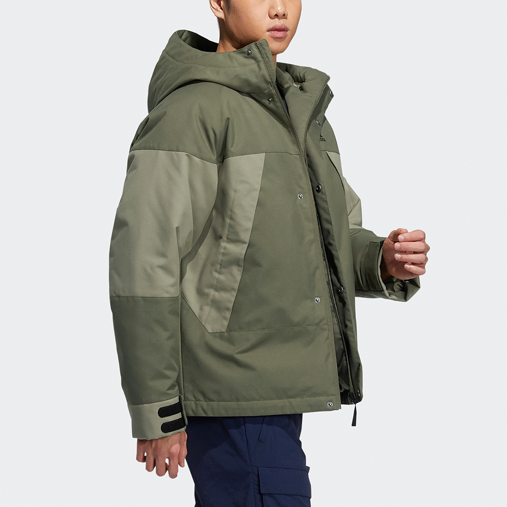 Purchase 阿迪达斯CB BOS标志户外冬季羽绒夹克 军绿色 H23090