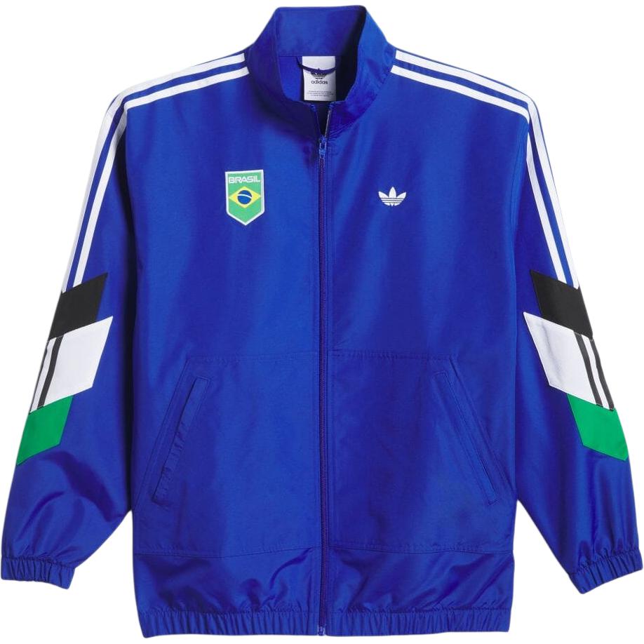 adidas CB POW Retro Track Jacket Full-Zip Stand Collar - Royal Blue JE1692