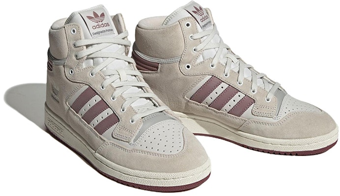 adidas Centennial 85 High 'Putih Burgundy' GY2536 Lookbook adidas Centennial 85 High 'Putih Burgundy' GY2536