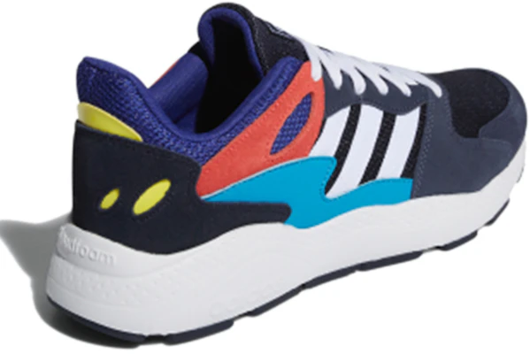 adidas neo Crazychaos 低筒 跑步鞋 男款 藍 Shop adidas neo Crazychaos 低筒 跑步鞋 男款 藍