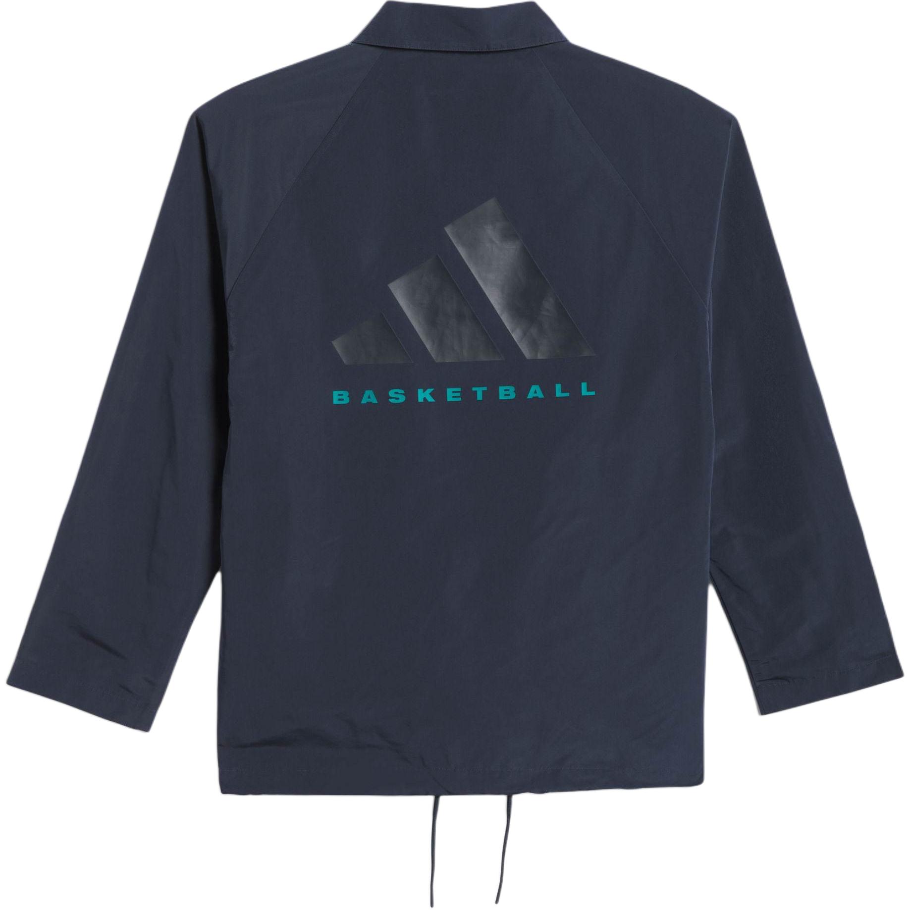 adidas Chapter 03 Basketball Coach Jacket Street Style Navy Unisex Outerwear IW5642