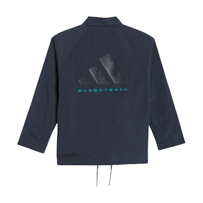 adidas Chapter 03 Basketball Coach Jacket Street Style Navy Unisex Outerwear IW5642