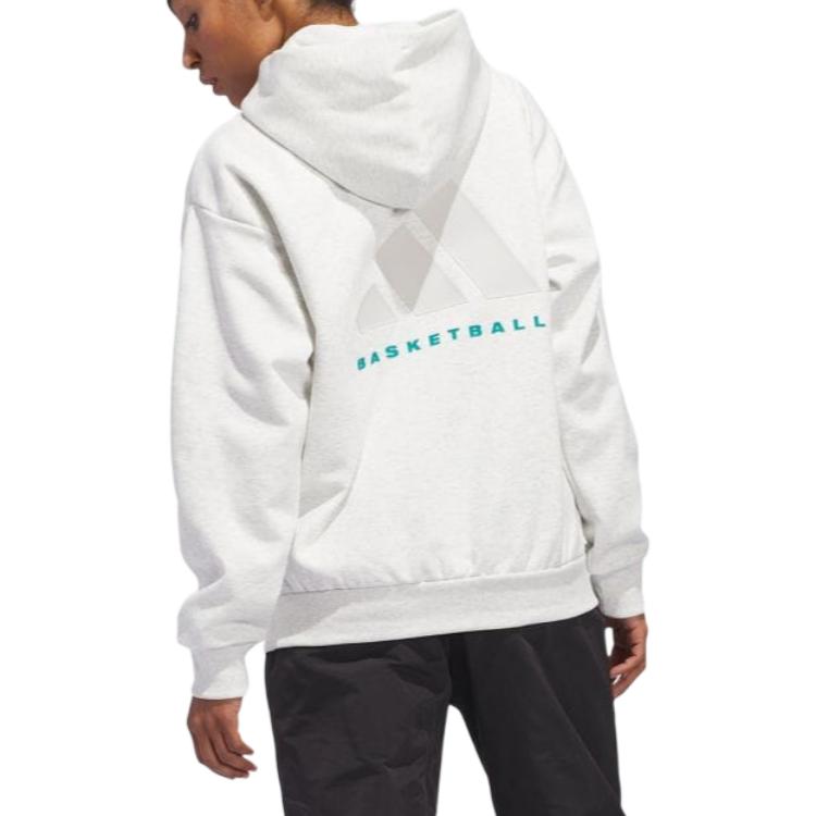 adidas Chapter 03 Basketball Hoodie 2024 Light Grey Unisex Sportswear IZ4912 圖 6