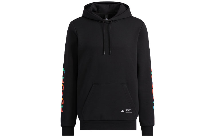 adidas China Logo Hoodie Pullover Sweatshirt Black HG4876