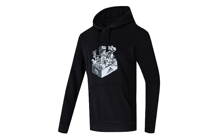 adidas China Toys HD Training Printed Hoodie Black () GS7691