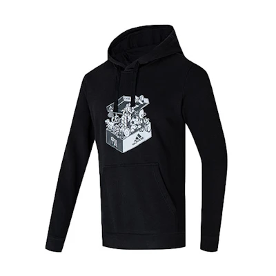 adidas China Toys HD Training Printed Hoodie Black () GS7691