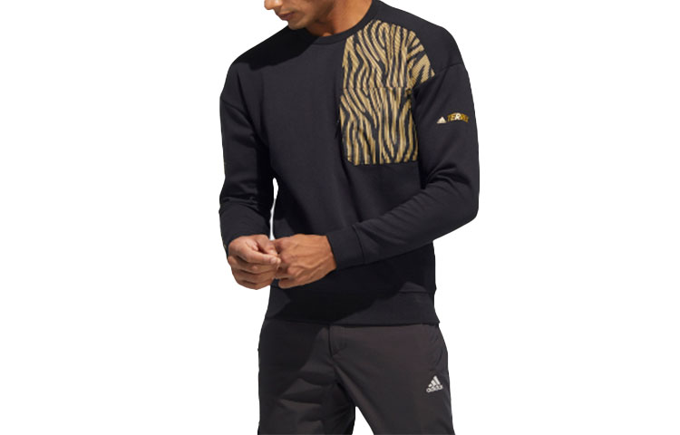 adidas Chinese New Year Print Pullover Sweatshirt Black Unisex HE7322