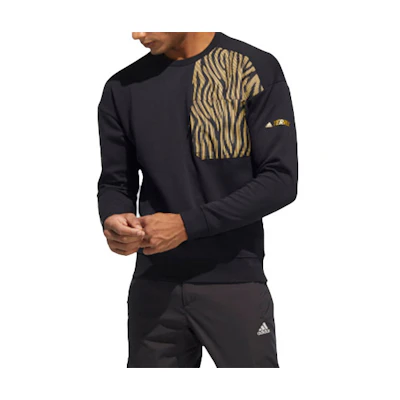 adidas Chinese New Year Print Pullover Sweatshirt Black Unisex HE7322