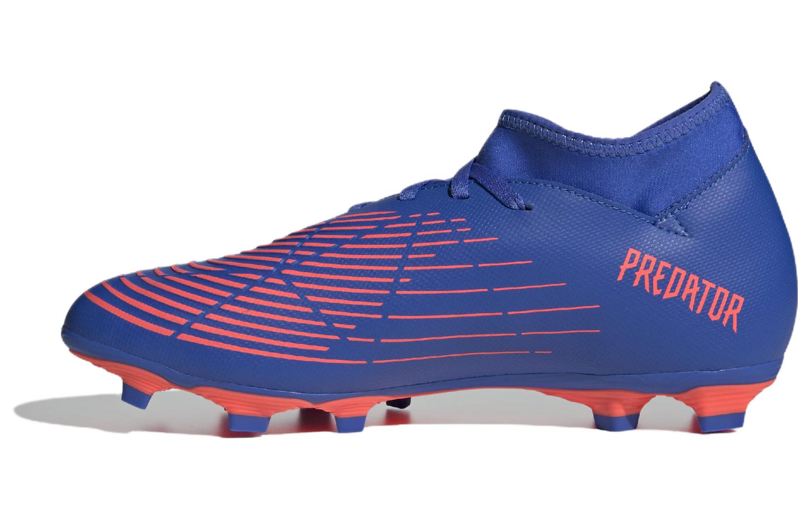 adidas Chuteira Meia Predator Edge.4 Flexible Campo 'Hi-Res Blue Turbo' GW2355