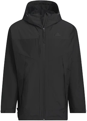 adidas City Escape Blocking Jacket Black Hooded Multi-Pocket Casual Jacket JE8576 Order adidas City Escape Blocking Jacket Black Hooded Multi-Pocket Casual Jacket JE8576