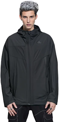 adidas City Escape Blocking Jacket Black Hooded Multi-Pocket Casual Jacket JE8576 Details for adidas City Escape Blocking Jacket Black Hooded Multi-Pocket Casual Jacket JE8576