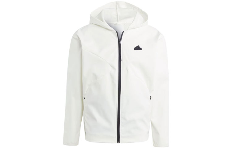 adidas CITY ESCAPE Full-Zip Hoodie Casual Jacket Han White Logo Design IA3091