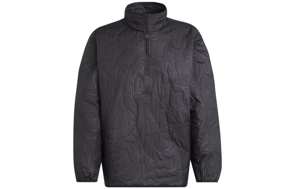 adidas City Escape Half-Zip Pullover Sweatshirt Black IU5040