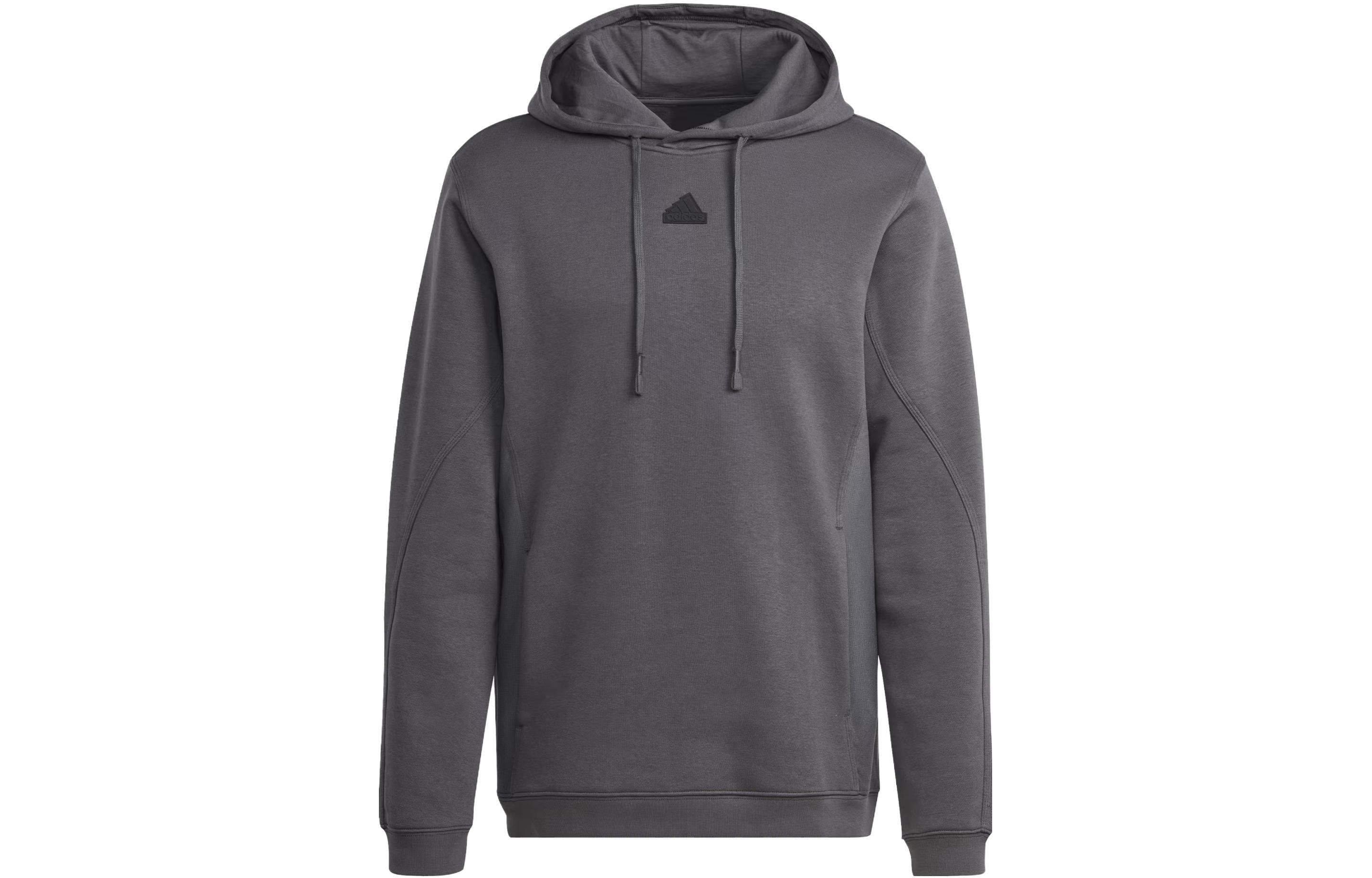 adidas City Escape Hoodie Black Grey Long-Sleeve Logo Pullover IC9742