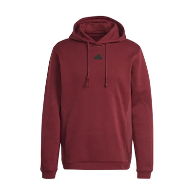 adidas City Escape Hoodie Shadow Red Pullover with Logo Design IC9739