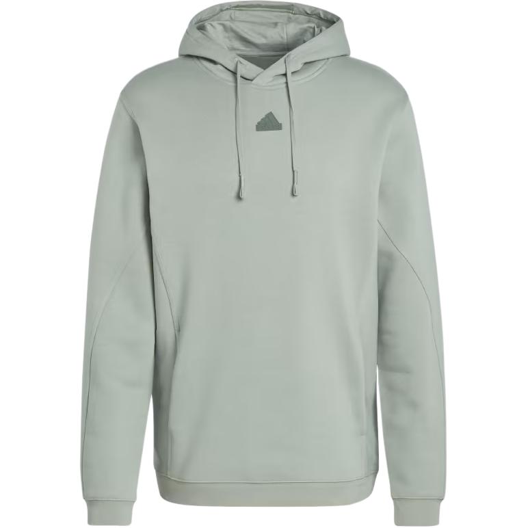 adidas City Escape Hoodie Silver Green Casual Sports Pullover IC9743