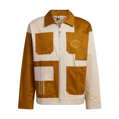 adidas City Escape Outdoor Multi-Pocket Cargo Jacket Bronze Rock Layer Mens IA6822