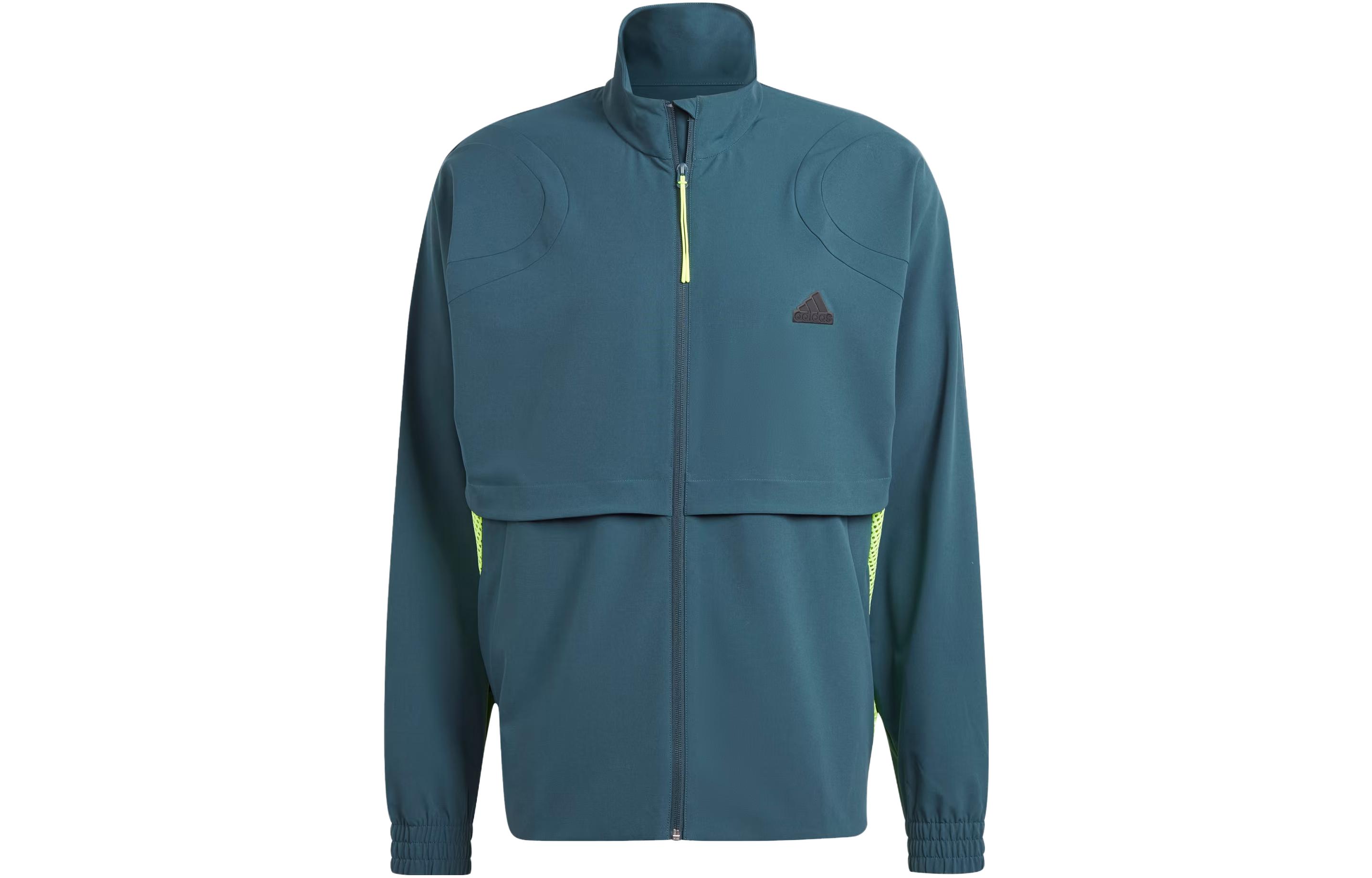 adidas City Escape Retro Logo Patch Jacket Night Navy Sportswear IJ6082
