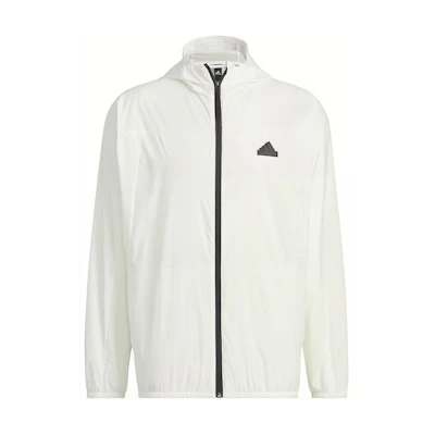 adidas City Escape White Woven Hooded Jacket Casual Sportswear IT3942