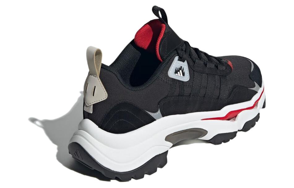 Lookbook adidas 舒適 耐磨透氣 低筒 跑鞋 男女款 黑色