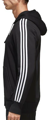 adidas 經典三條紋復古大學風連帽外套 - 黑色 S98786 Details for adidas 經典三條紋復古大學風連帽外套 - 黑色 S98786