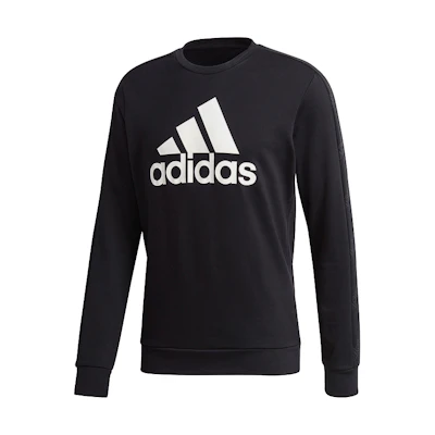 adidas Classic Crewneck Retro Long-Sleeve Sweatshirt Black GJ6590