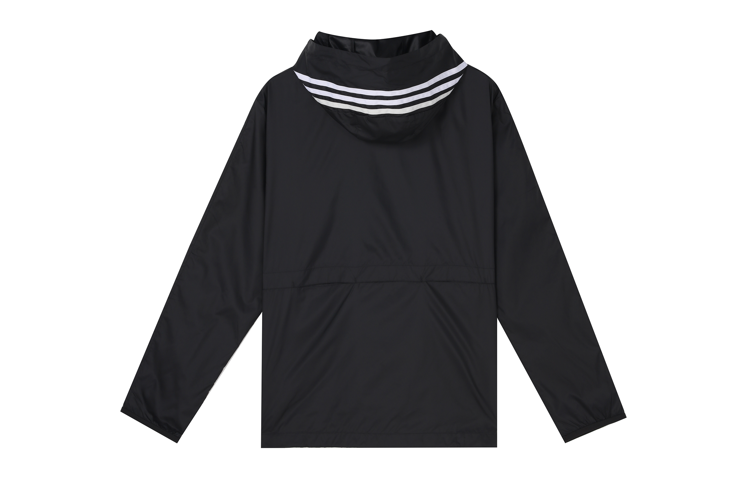 Lookbook 阿迪达斯经典三条纹防风夹克黑色 - 秋季款 GQ0600