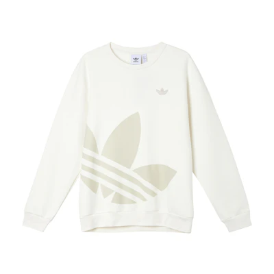 adidas Classics Crewneck Pullover Sweatshirt White Unisex Casual Sportswear JL8384