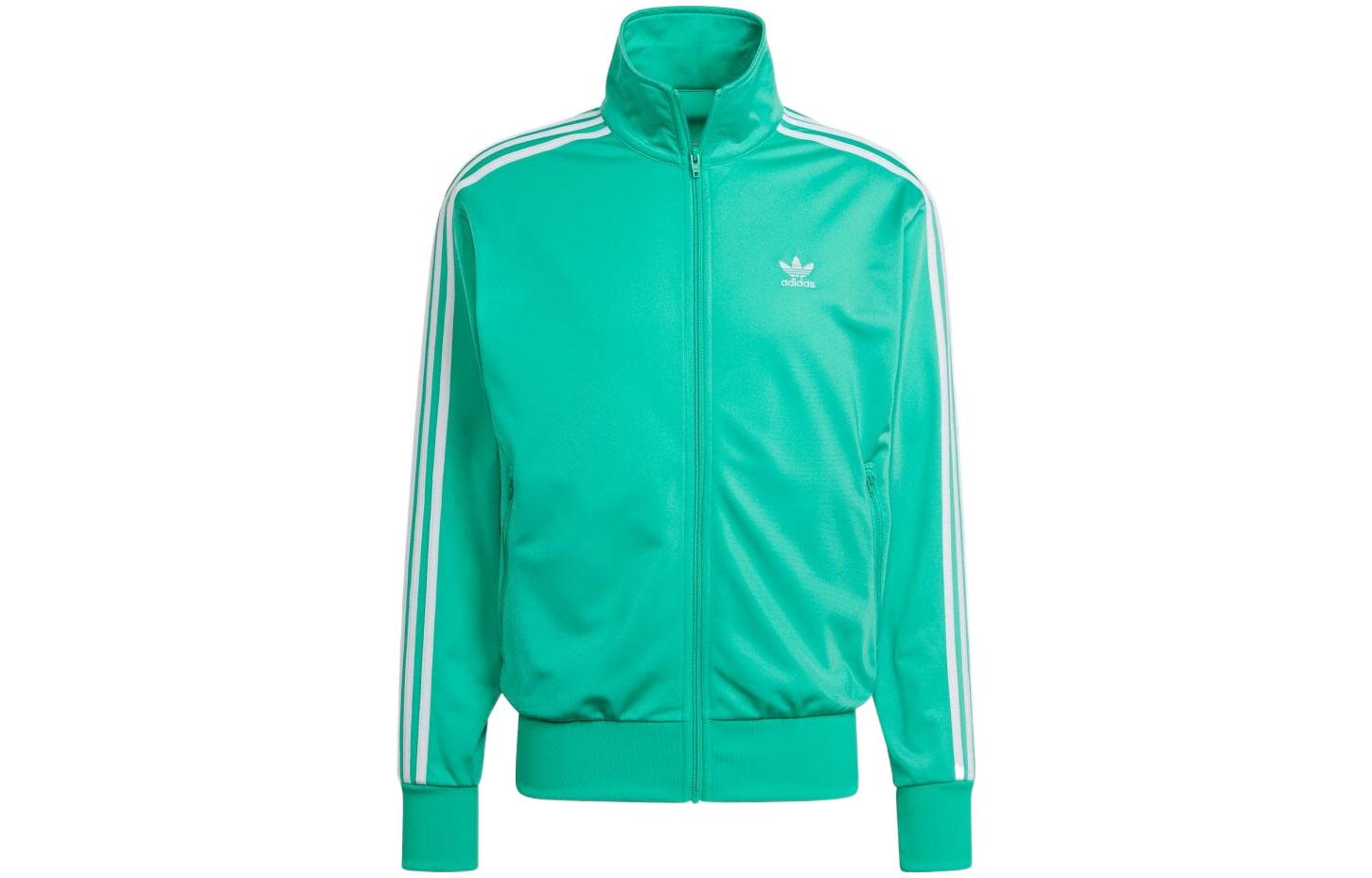 adidas Classics Firebird Trefoil Logo Green Track Jacket HB9432