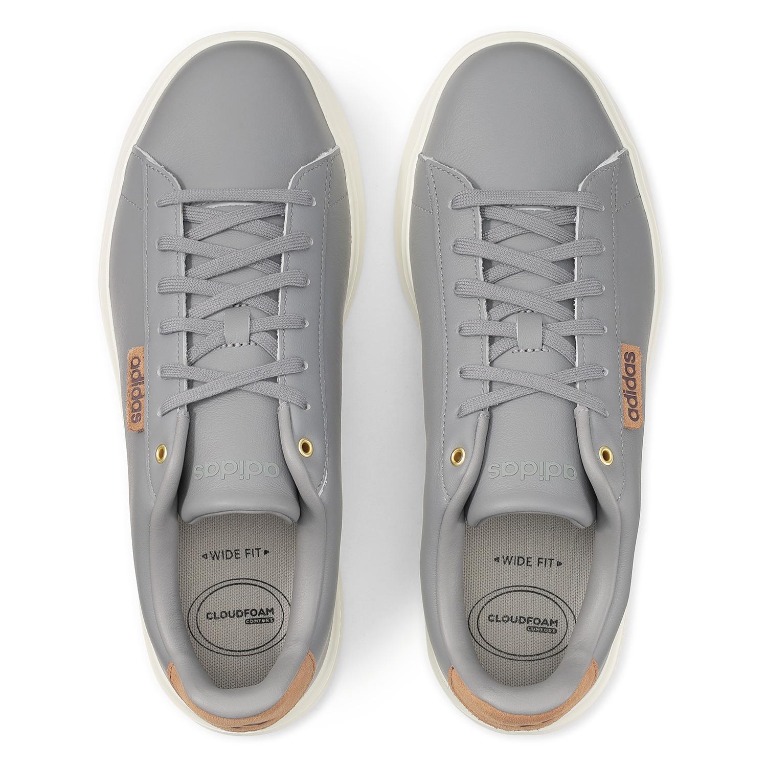 Order adidas Clean Court Lite *Abu-Abu/Coklat/Putih Pudar KK0351