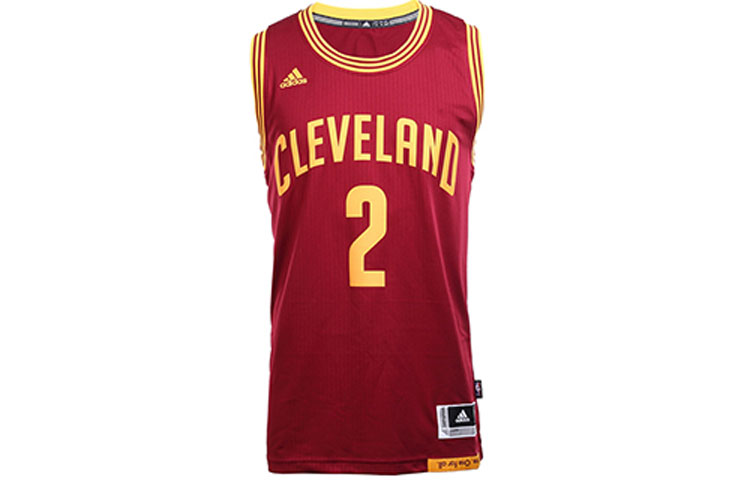 adidas Cleveland Cavaliers Kyrie Irving #2 Red Basketball Jersey A45821