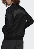 アディダス CLGT ジャケット ブラック ビッグロゴ ベースボールスタイル アウターウェア HP0430 Shop アディダス CLGT ジャケット ブラック ビッグロゴ ベースボールスタイル アウターウェア HP0430