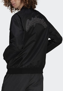 adidas Clgt Jaket Hitam Logo Besar Gaya Baseball Outerwear. HP0430 Shop adidas Clgt Jaket Hitam Logo Besar Gaya Baseball Outerwear. HP0430