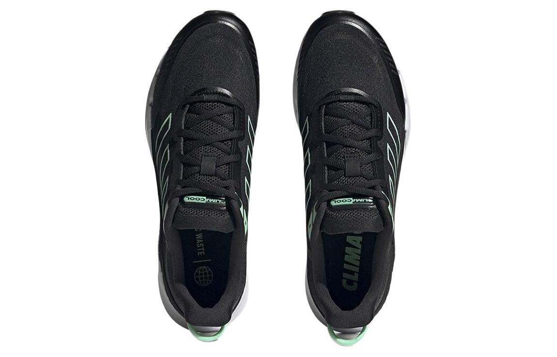 Lookbook アディダス クライマクール ランニングシューズ 黒白水 IE7742