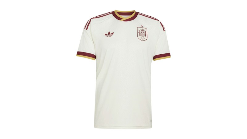 adidas Climacool Spain National Team Slim Logo Striped Soccer Jersey (Asia Size) JN4397