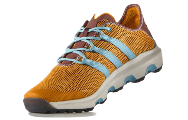 Lookbook 阿迪达斯Climacool Voyager黄色/蓝色运动鞋 AF6000