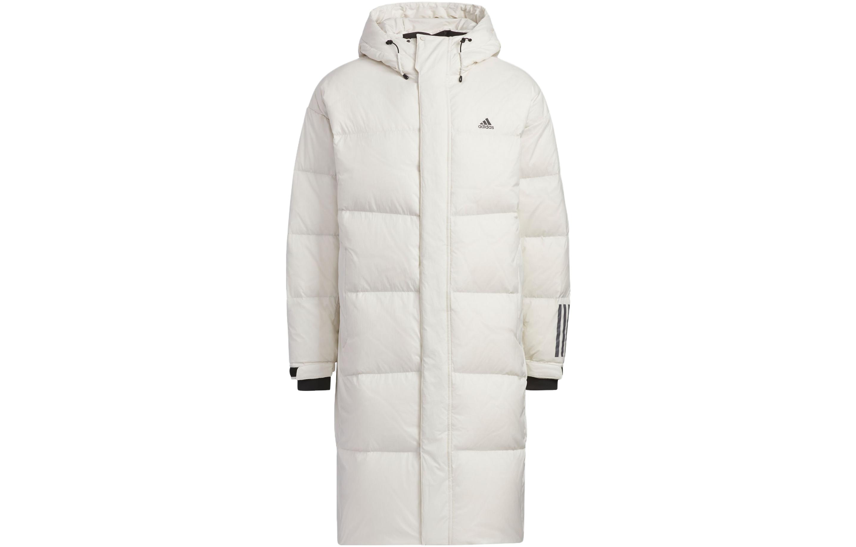 adidas CLIMAWARM  White Hooded Water-Repellent Down Jacket IL8927